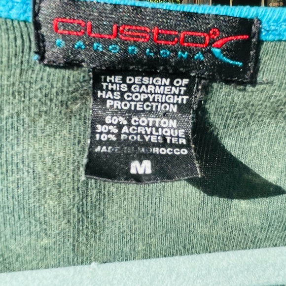 Vintage and Numbered 1997 Custo Barcelona Psychedelic Flower Long Sleeve Top - Picture 8 of 16